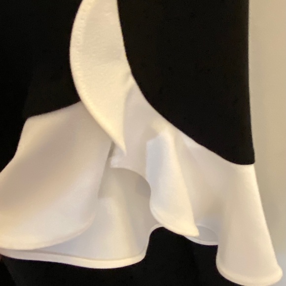 Classic Black & White Karl Lagerfeld Dress - Picture 4 of 5